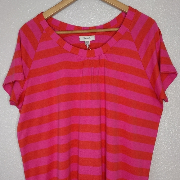 NWT Faconnable Maille Striped Short Sleeve Shirt - Picture 3 of 15